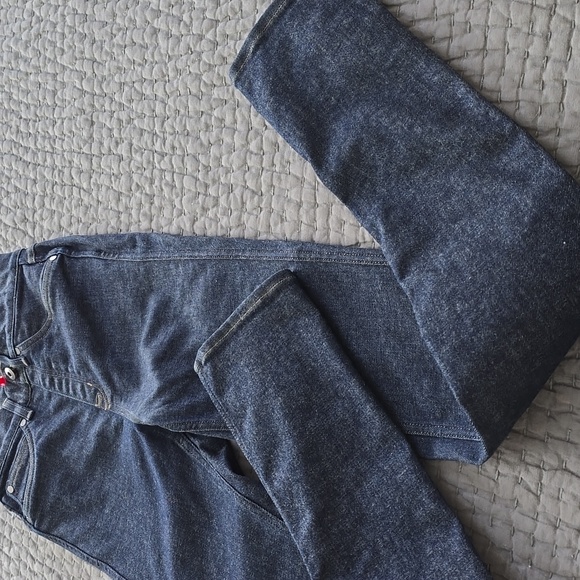 Spanx Denim Cuffed Leg Raw indigo high rise - Picture 7 of 16